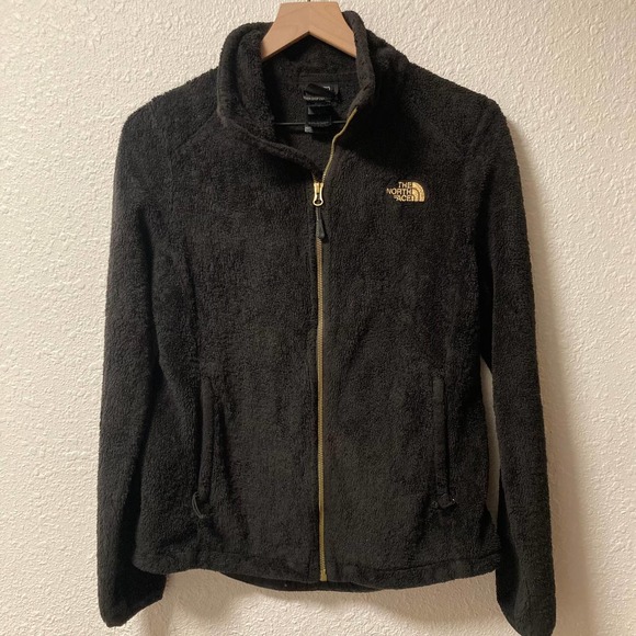 COPY - TNF black zip up, gold embroidery and zipper - Picture 1 of 4